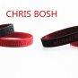NEW *NBA**MIAMI HEAT CHRIS BOSH* BASKETBALL STAR ID WRIST BANDS BRACELET