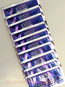 CREST 3D PROFESSIONAL EFFECTS LUXE WHITENING STRIPS 10 POUCHES
