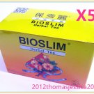 New!!! Bioslim Tea X 5 - Bio Slim Herbal Tea Bags 30's