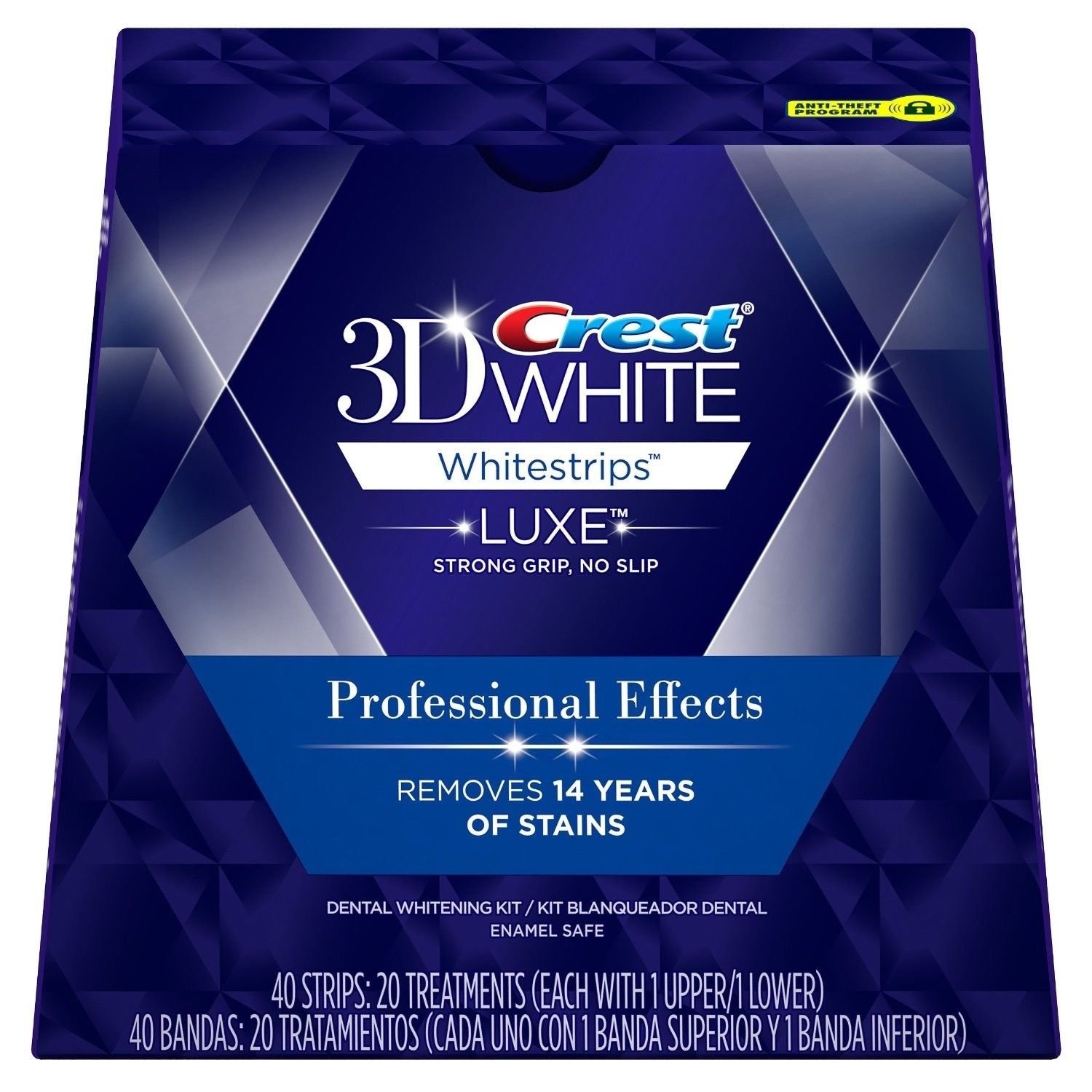 Crest 3D white Whitestrips Luxe Professional Effects 20 Strips 10 Pouches NO Box