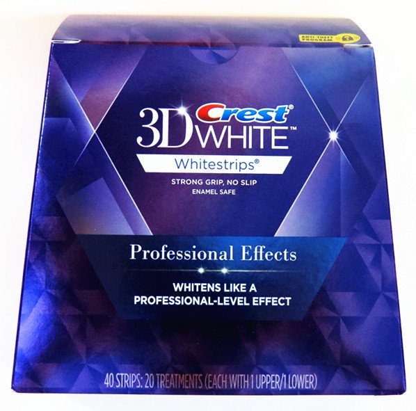 CREST 3D PROFESSIONAL EFFECTS LUXE WHITESTRIPS *1 Box 20 POUCHES 40 STRIPS*