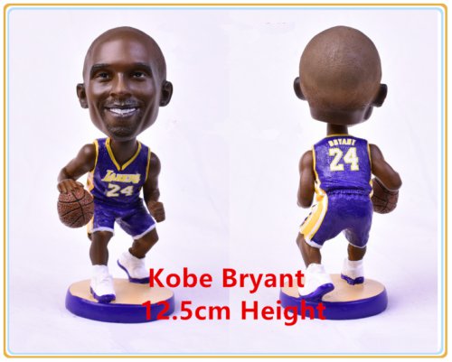 Los Angeles Laker #24 Kobe Bryant Bobblehead Figure 12.5cm Tall