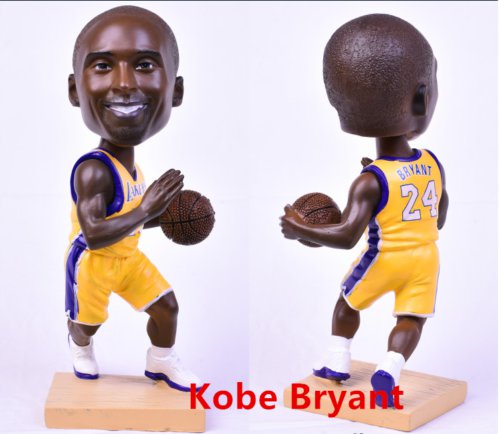 Los Angeles Laker #24 Kobe Bryant Bobblehead Figure 17.5 cm Tall