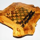 Olive wood oriental chess set handmade gift idea  , jeux d'échec en olivier