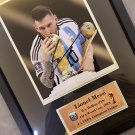 Messi signature replica photo frame, jersey decoration poster, gift