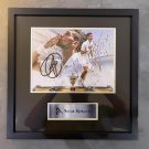 Novak Djokovic's signature replica photo frame framing tennis peripherals
