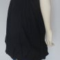 Casual Chic Black Dress by Cotton Express Size M Semi-Shirt Cap Sleeve A-line Above Knee