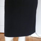 Classic A-line Black Skirt by Worthington Size 8P Pockets Decorative stitches