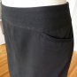 Classic A-line Black Skirt by Worthington Size 8P Pockets Decorative stitches