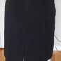 Classic A-line Black Skirt by Worthington Size 8P Pockets Decorative stitches