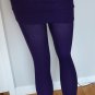 Purple Legging Skirt Tummy Slimming Spandex Stretchy Tight One Size Fits All