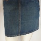 J. Crew Blue Denim Mini Skirt in Size Regular 0 Pocket Side Zipper Antique Blue