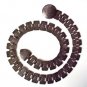 VINTAGE Sarah Coventry Metal Belt | Signed | Fashion 1965-76 Hippie, Dark Silver