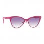 ITALIA INDEPENDENT | HOT PINK CAT EYE Metal Black SUNGLASSES 100% UVA & UVB