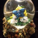 Butterfly Snow Globe Musical Flowers Spring Decorative Dome Water Butterflies