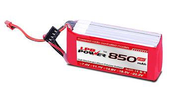 LPB 850mAh 11.1V 25C Airplane Battery
