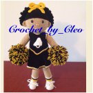Crocheted Doll (Cheerleader)