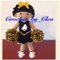 Crocheted Doll (Cheerleader)