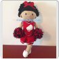 Crocheted Doll (Cheerleader)