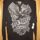 Fox Racing - New - "Slander" L/S Henley - Black - Size L