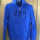 Fox Racings - "The River" Foxy Zip Hoody - Blue - Size Small - NEW
