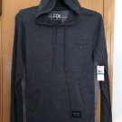 Fox Racing - NEW  L/S Premium Henley Hoody - "Blackout" Dk Vintage Size L