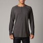 Fox Racing - New - "Reflux" L/S Knit Henley - Charcoal Heather - Size L
