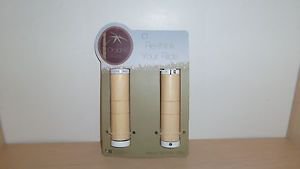Organic Bikes Bamboo Locking Grips with WHITE caps - NEW