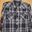 Fox Racing "Darryl" L/S Woven Shirt - Black Plaid Size L - NEW