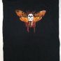 Horror Block Exclusive Death's Head Moth Black Large Short Sleeve T-Shirt New
