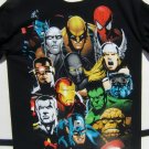 Marvel Superhero Faces Short Sleeve 100% Cotton T-Shirt Medium Size NEW w/Tags