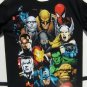 Marvel Superhero Faces Short Sleeve 100% Cotton T-Shirt Medium Size NEW w/Tags