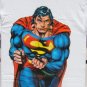DC Superman/Doomsday Double Sided Med Size T-Shirt Brand New 100% Cotton