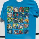 DC Superhero Faces Short Sleeve T-Shirt Medium Size 100% Cotton NEW