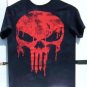 Marvel Blood Red Punisher Logo Medium Size T-Shirt Brand New 100 % Cotton