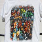 Marvel Universe Superheroes Short Sleeve 100% Cotton T-Shirt Large NEW w/Tags