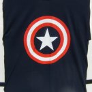 Marvel Captain America Shield Short Sleeve 100% Cotton T-Shirt Large Size NEW