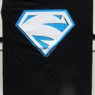 DC Superman Blue Logo Large Size T-Shirt Brand New 100 % Cotton Preshrunk HTF