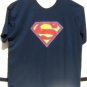 DC Superman Classic Logo Short Sleeve T-Shirt Medium Size 100% Cotton NEW