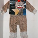 Disguise Too Cute 2 Spook Sock Monkey Infant Size 12-18 Months Halloween Costume