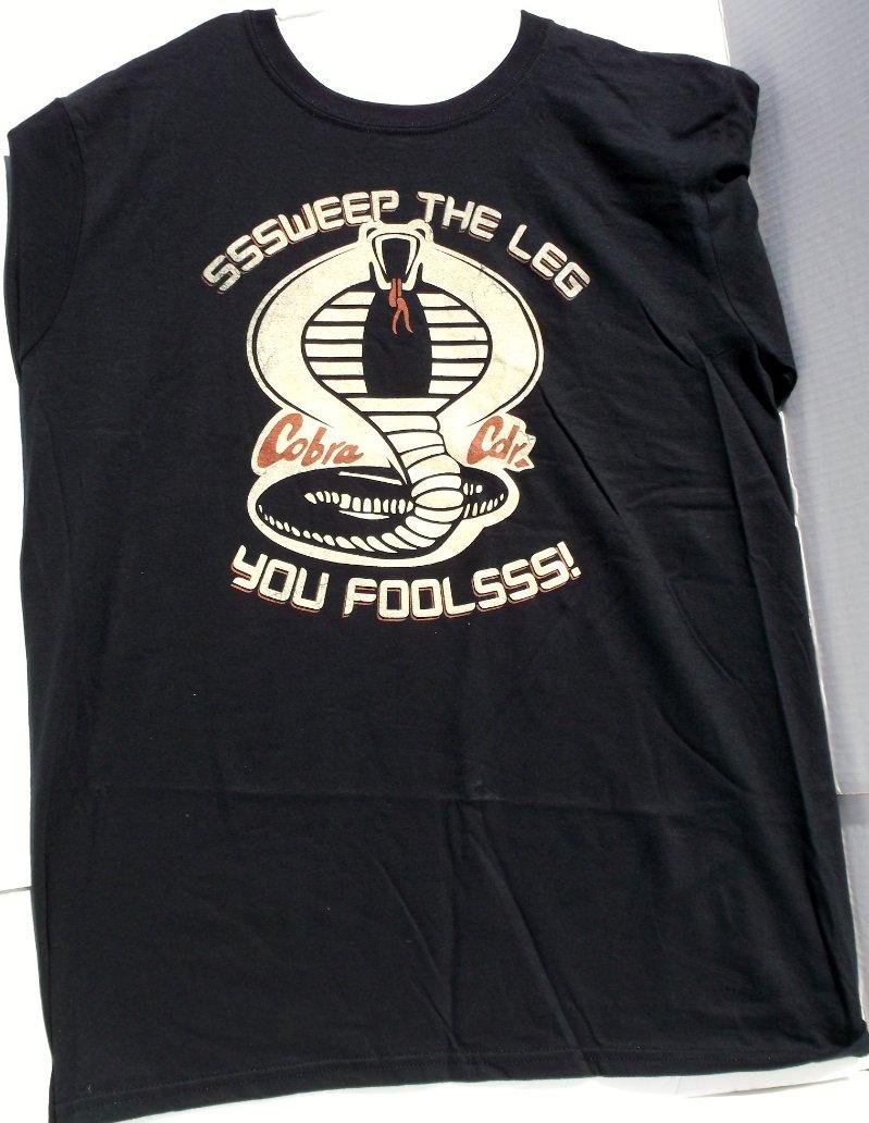 Nerd Block Exclusive G.I. Joe Cobra's Motto Short Sleeved Black Large Size Tee