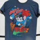 Mighty Mouse Distressed Image On The Way Short Sleeve T-Shirt Medium Size NEW