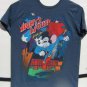 Mighty Mouse Distressed Image On The Way Short Sleeve T-Shirt Medium Size NEW
