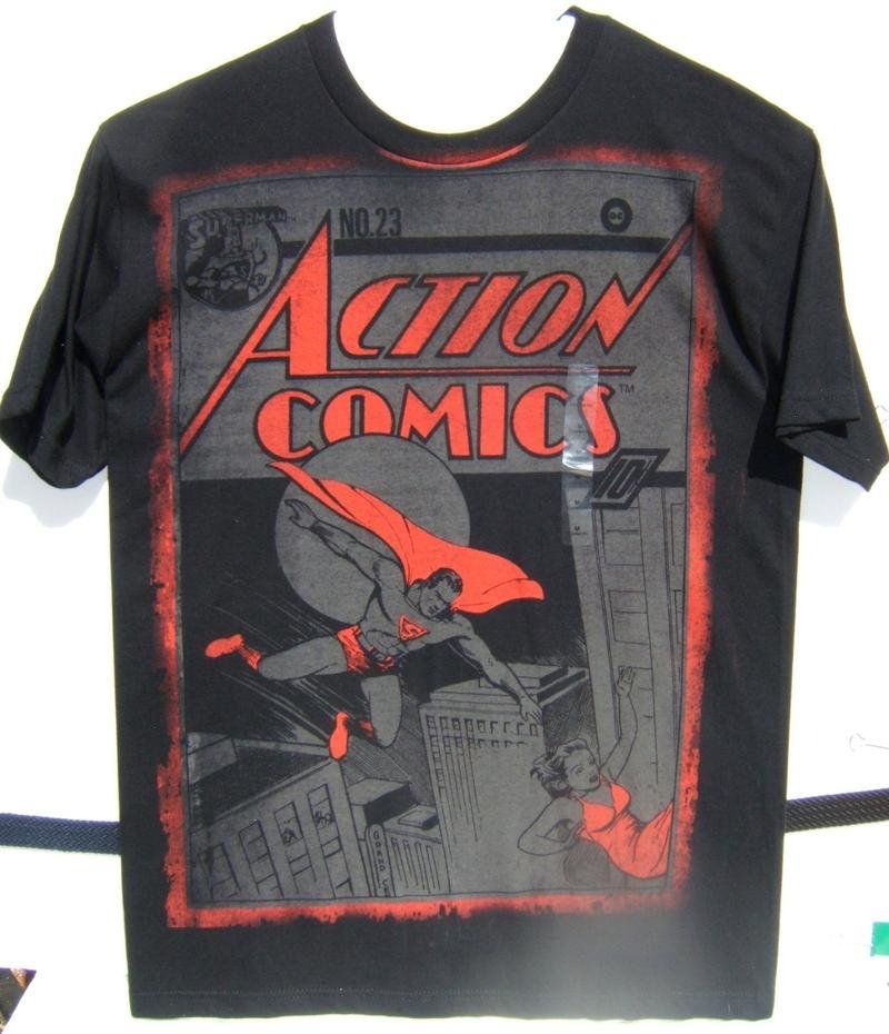 DC Superman Action Comics #23 Short Sleeve T-Shirt Medium100% Cotton NEW w/Tags