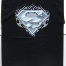 DC Superman Silver S Logo Medium Size T-Shirt Brand New 100 % Cotton Preshrunk