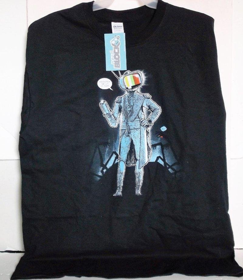 Comic Block Exclusive Saga Prince Robot IV Large Short Sleeve T-Shirt