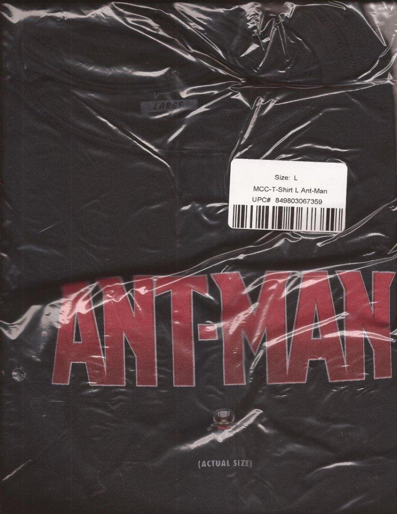 Marvel Collector Corps Exclusive Ant-Man Short Sleeved T-shirt Large Size New