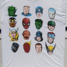 Marvel Classic Heroes Medium Size T-Shirt Brand New 100 % Cotton Preshrunk HTF