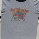DC Vintage Pre-owned Super Friends Medium Size T-Shirt Grey 100 % Cotton