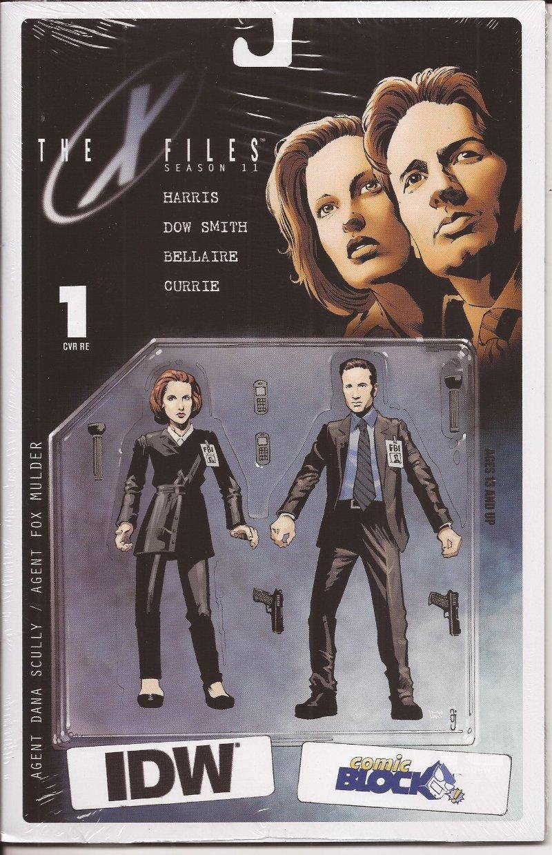 Comic Block IDW The X-Files Season 11 #1 Cover RE Exclusive Variant Sealed VF/NM